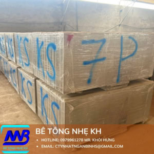 Tấm Bê Tông Nhẹ Dày 75mm Không Lõi Thép