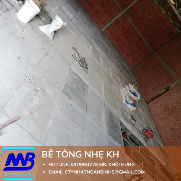 Tấm Bê Tông Nhẹ Dày 100mm 1 Lớp Cốt Thép - Ảnh 8