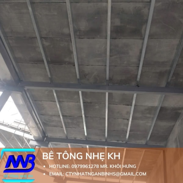 Tấm Bê Tông Nhẹ Dày 100mm 2 Lớp Cốt Thép - Ảnh 5