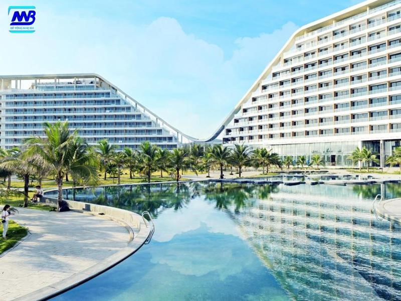 Bê tông nhẹ ứng dụng trong tòa nhà thương mại như: tòa nhà, khách sạn