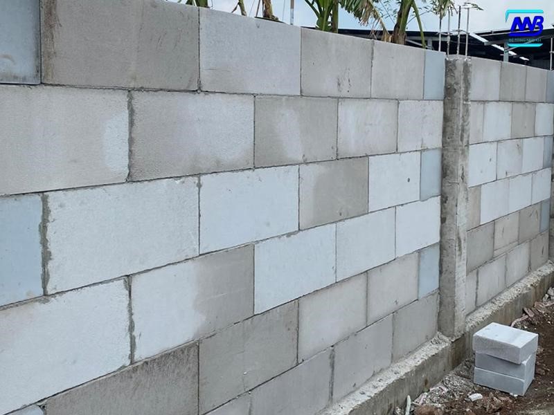 Bê tông nhẹ ứng dụng làm tường bao, tường ngăn nhà ở dân dụng