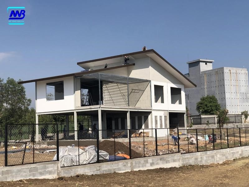 Nhà lắp ghép bê tông nhẹ là lựa chọn đáng cân nhắc khi cần thi công nhanh