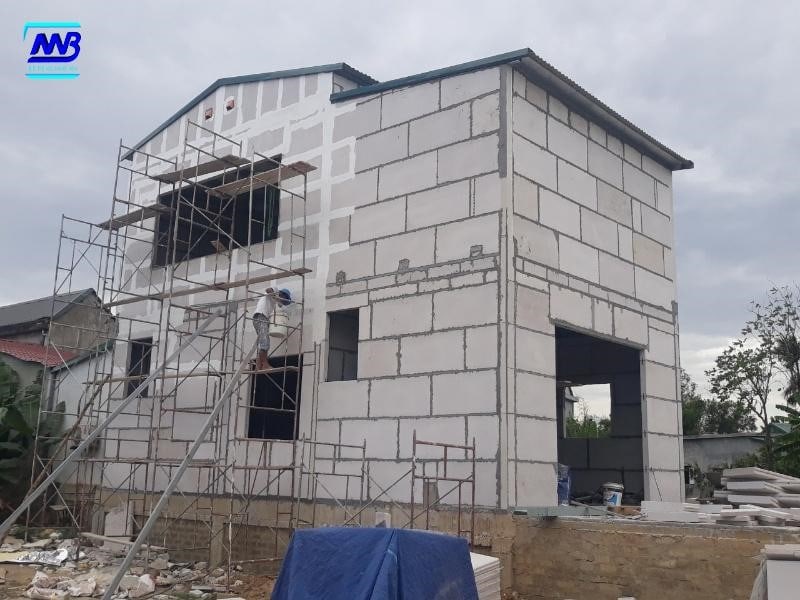 Nhà lắp ghép bê tông nhẹ có khả năng chịu nhiệt cao, chịu bão lớn