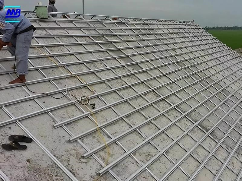Lắp đặt thi công mái bê tông nhẹ