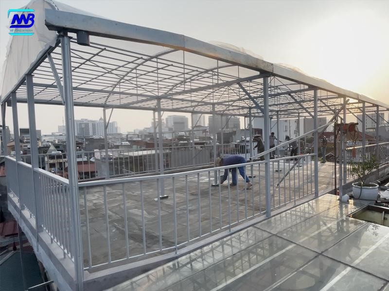 Không có lớp bảo vệ sau thi công