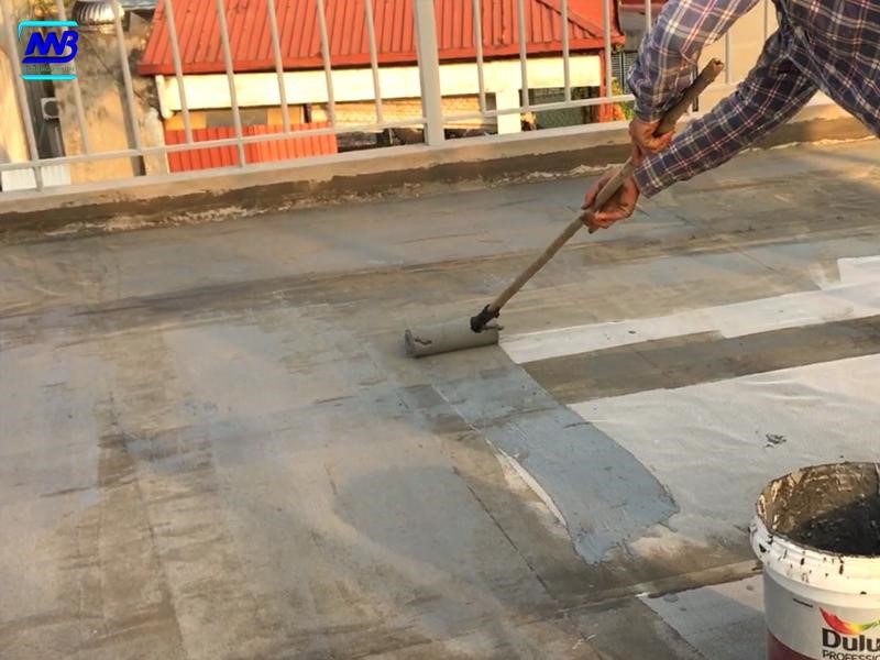 Quét chống thấm quá mỏng