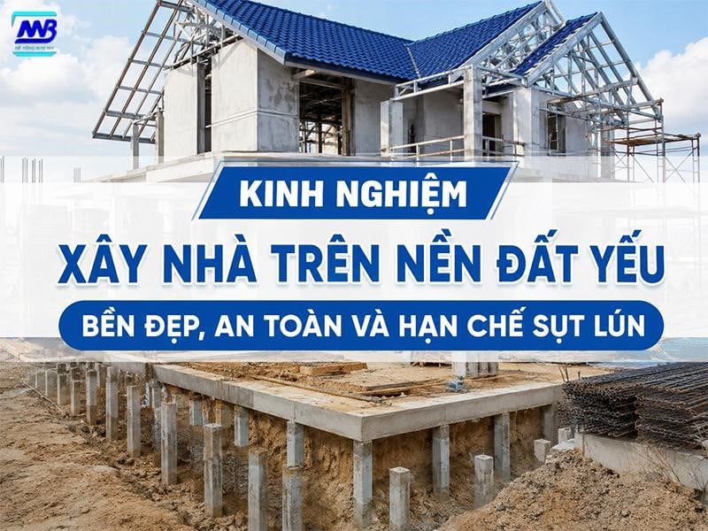 Kinh nghiệm xây nhà trên nền đất yếu